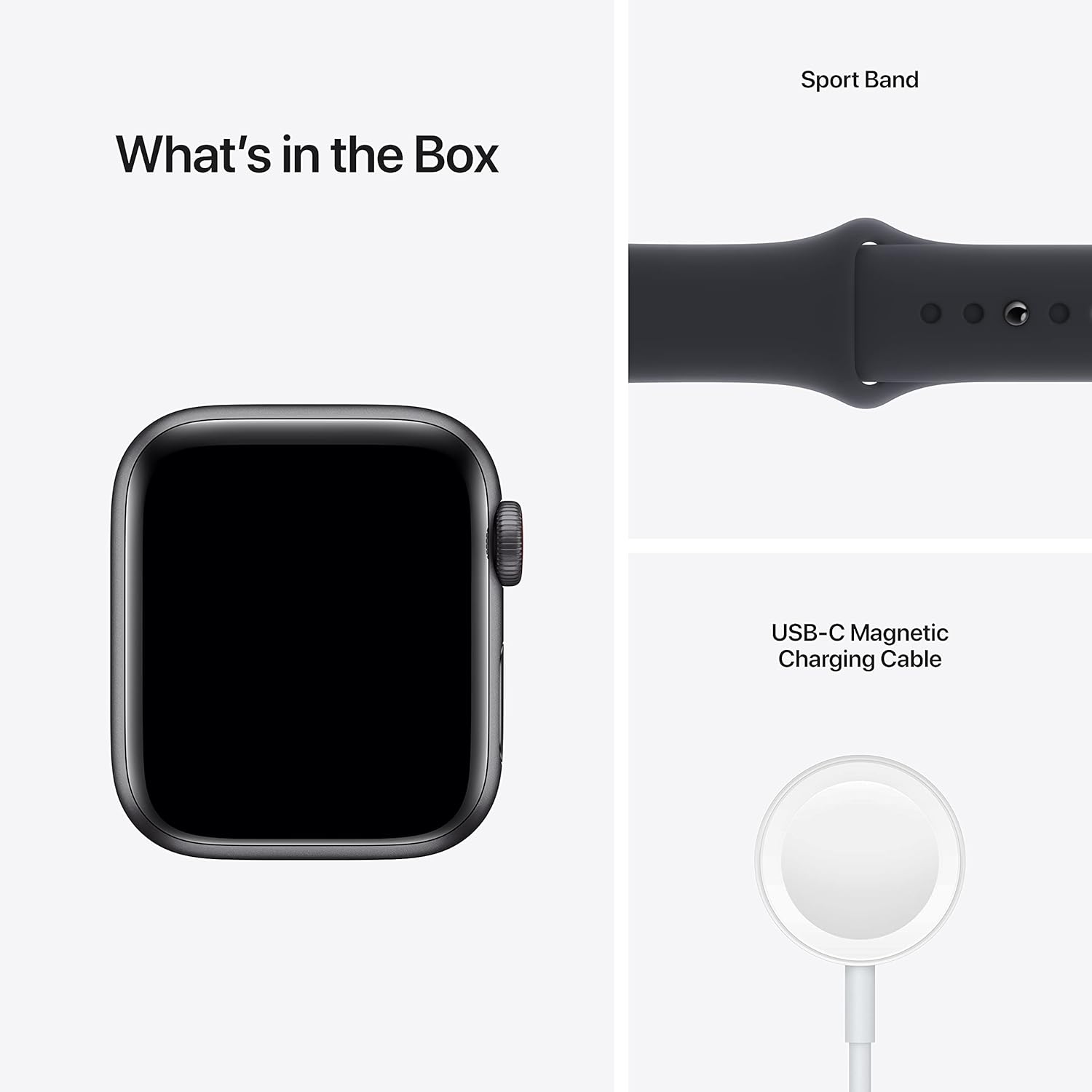 Apple Watch SE (Gen 1) [GPS + Cellular 40mm] Smart Watch w/Space Grey Aluminium Case with Midnight Sport Band. Fitness & Activity Tracker