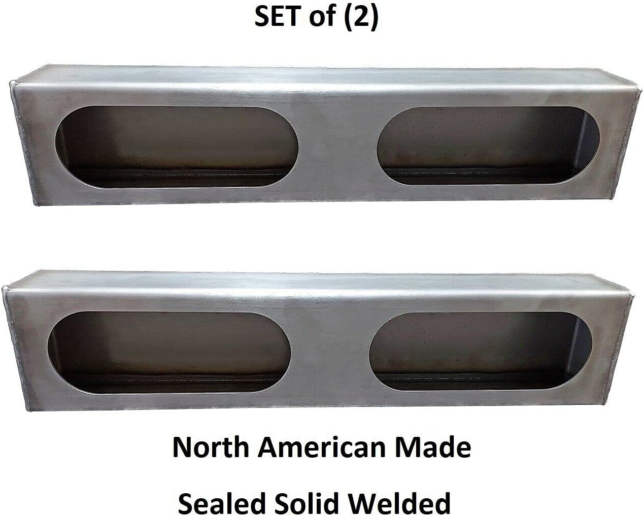 Light Box, Double 6 Oval, SET of (2), Steel, for Truck or Trailer, Star Fabrication, 1044 Pack of 2