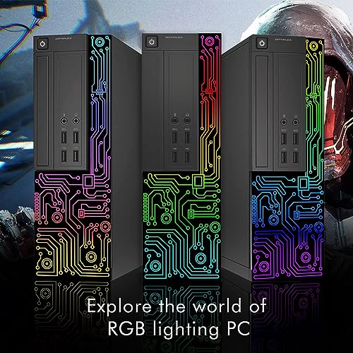 Dell RGB Gaming Desktop Computer PC, Intel Core i5, GeForce GT 1030 2GB GDDR5, 16GB RAM, 512GB SSD, 24 Inch HDMI Monitor