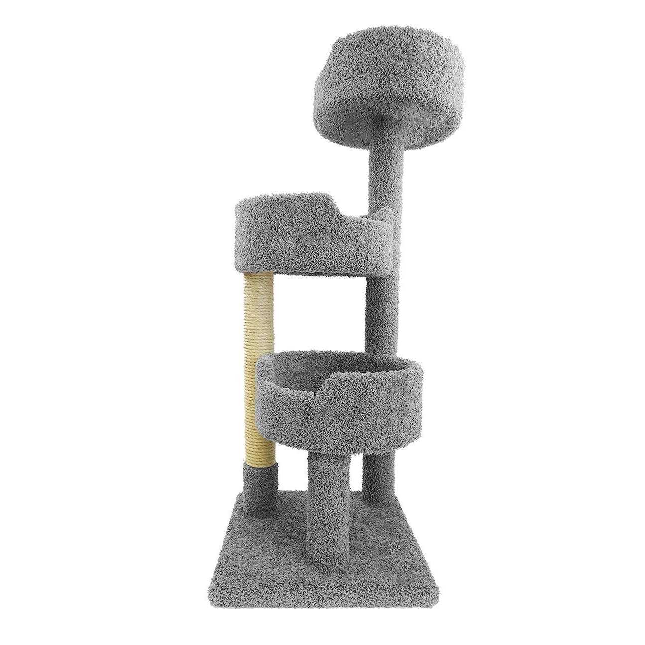 New Cat Condos Deluxe Kitty Pad 52 in. Cat Tree - Pet Supplies online store
