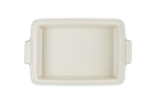 Le Creuset Stoneware Heritage Covered Rectangular Casserole, 4 qt. (12" x 9"), Cerise
