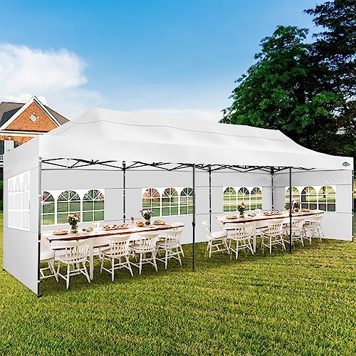 COBIZI 13x26 Pop Up Tent 13x26 Canopy with Sidewalls Heavy Duty Canopy Party Tent for Parties