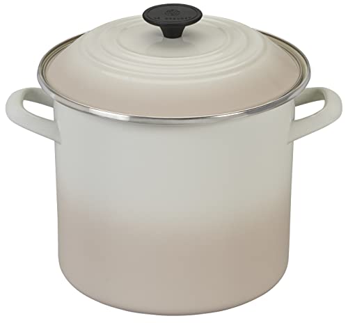 Le Creuset Enamel on Steel Stockpot, 10 qt., Olive