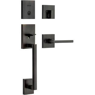Kwikset 98180-001 San Clemente Single Cylinder Low Profile Handleset Front Door