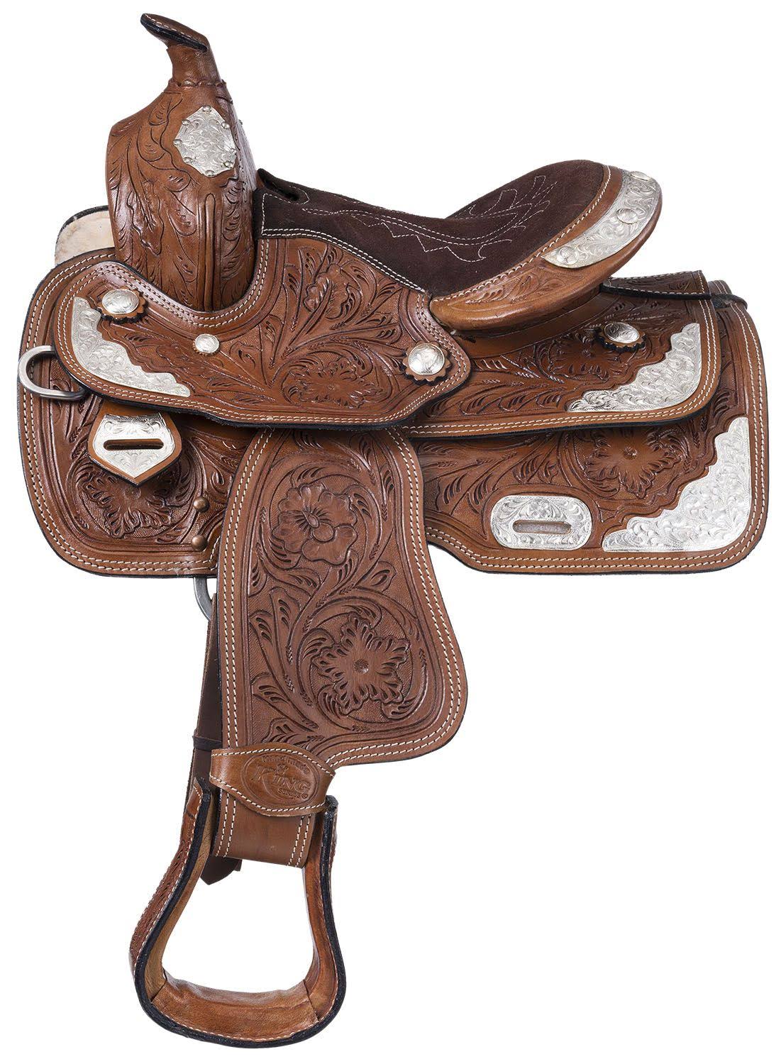 King Series Mccoy Trail Saddle with Silver