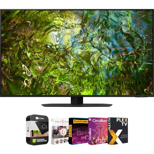 Samsung QN65QN90DA 65 Inch Neo QLED 4K Smart TV (2024) Bundle with 1 YR CPS Enhanced Protection Pack