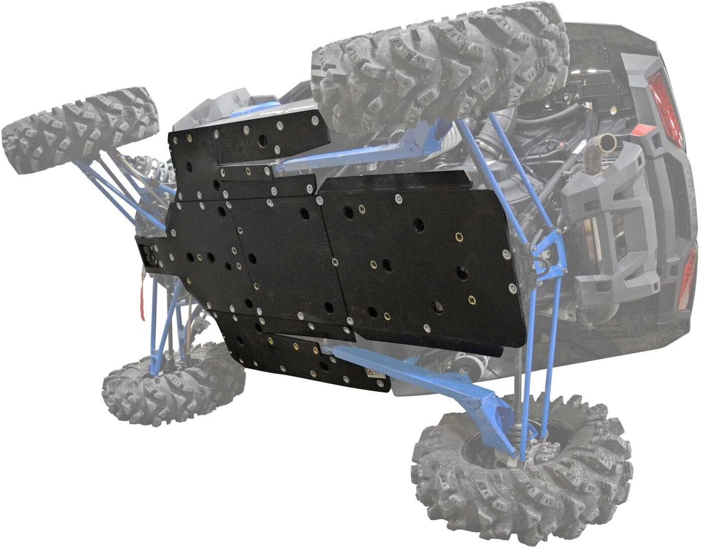 SuperATV Full Skid Plate for 2014-2015 Polaris RZR XP 1000 | Made In The USA l 1/2” Thick Proprietary ARMW Material | Full Front to Back Protection |