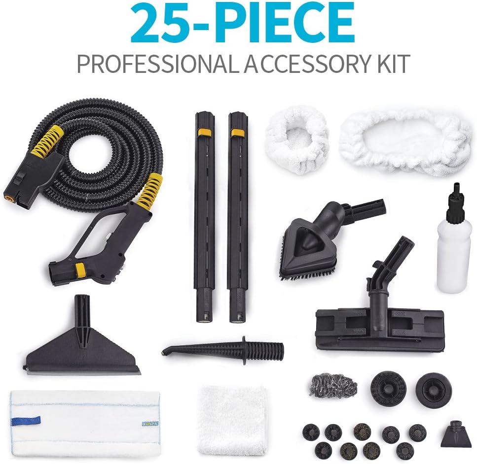 Dupray Tosca Steam Cleaner Commercial Steamer Made in Italy for High End Professional or Home Cleaning and Disinfection