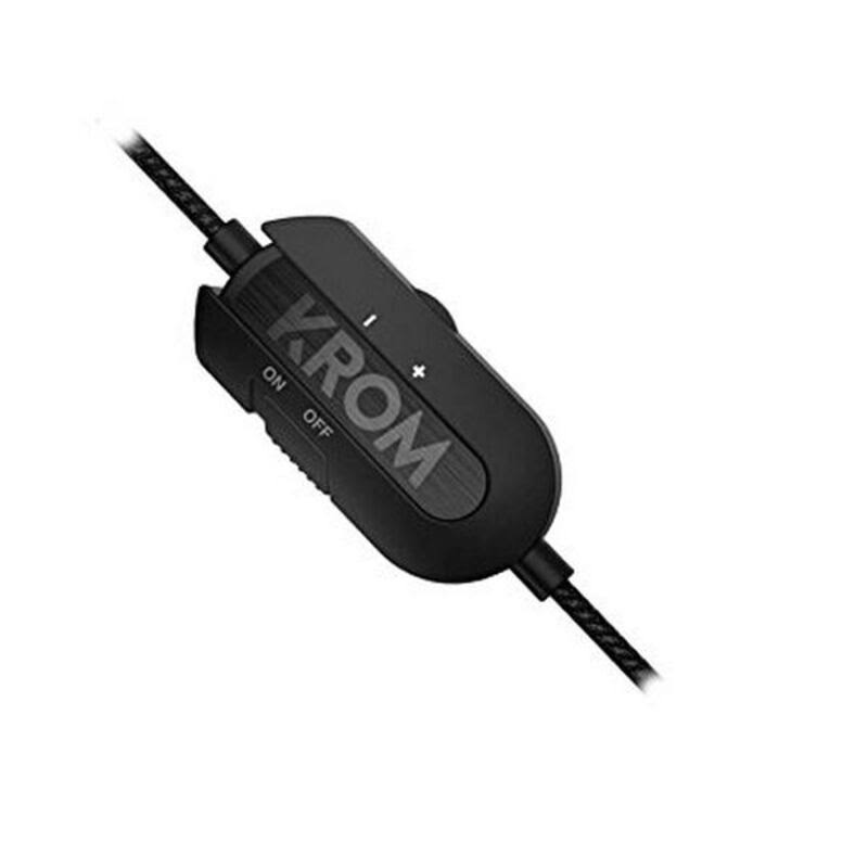 Krom Kode NXKROMKDE Gaming Headset, 7.1, Black