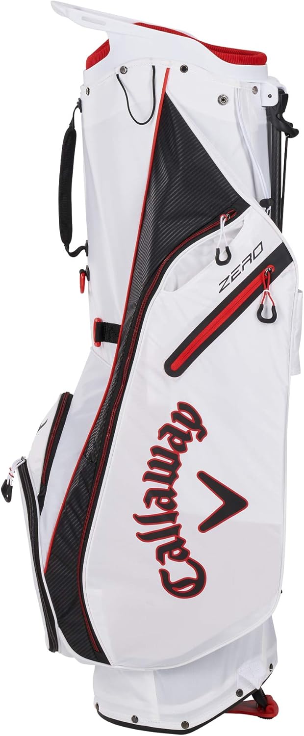 Callaway Golf Hyper Lite Zero Stand Bag (White/Black/Red)