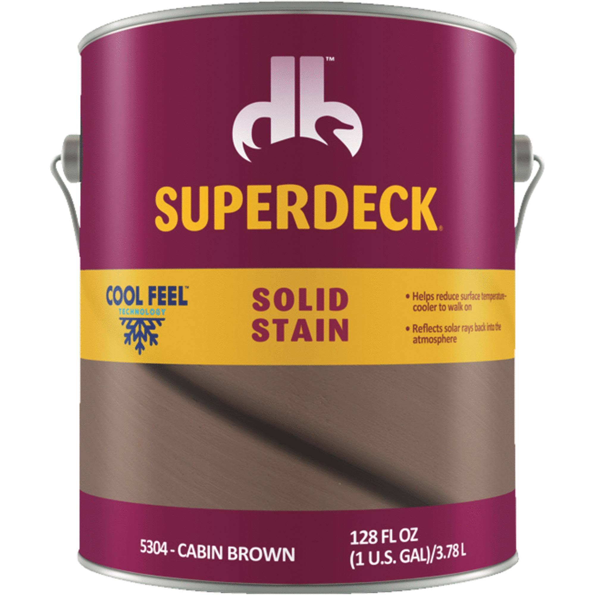 Duckback Superdeck Cool Feel Solid Stain Cabin Brown DPI053044-16