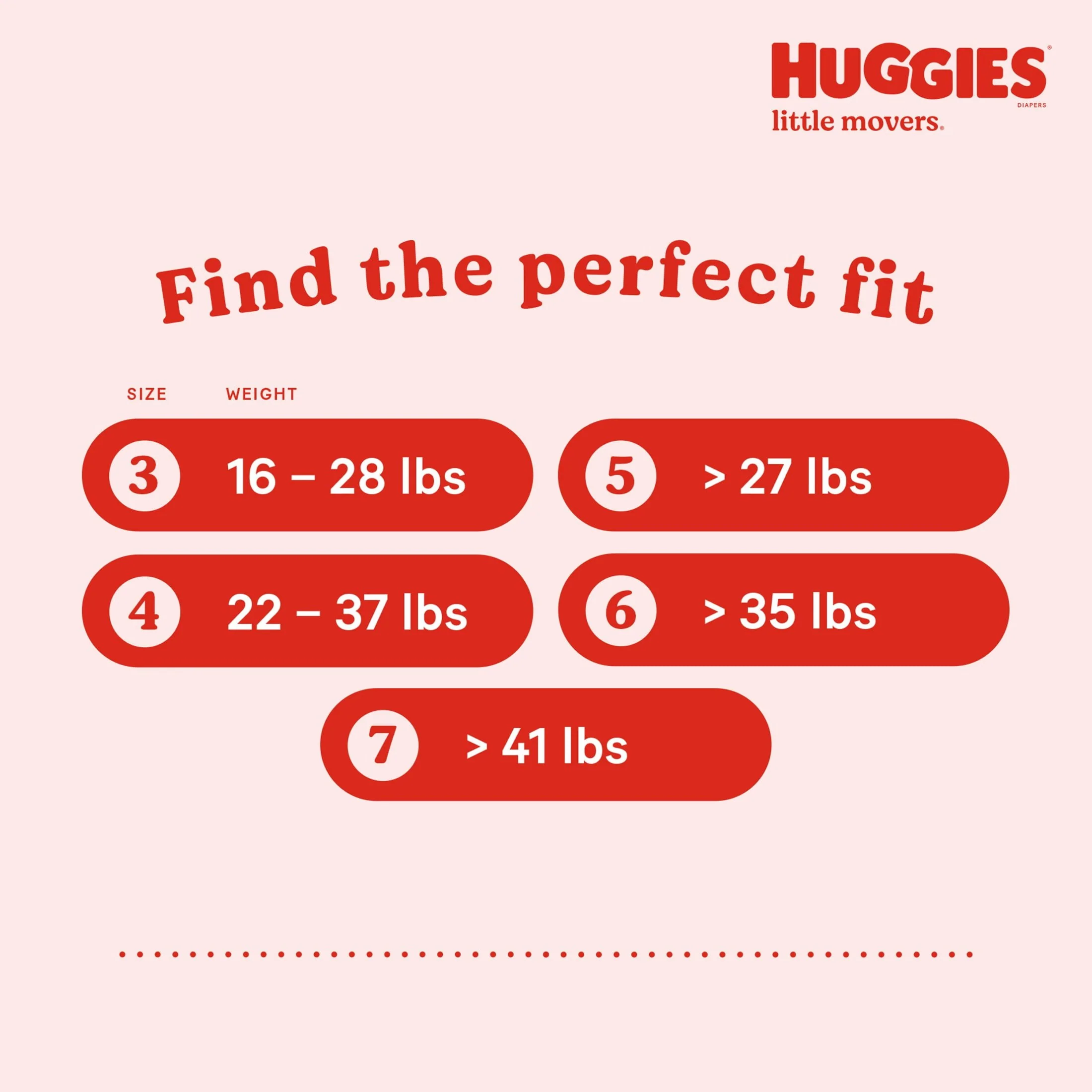 Huggies Little Movers Baby Diapers, Size 4, 58 Ct (Select for More Options)