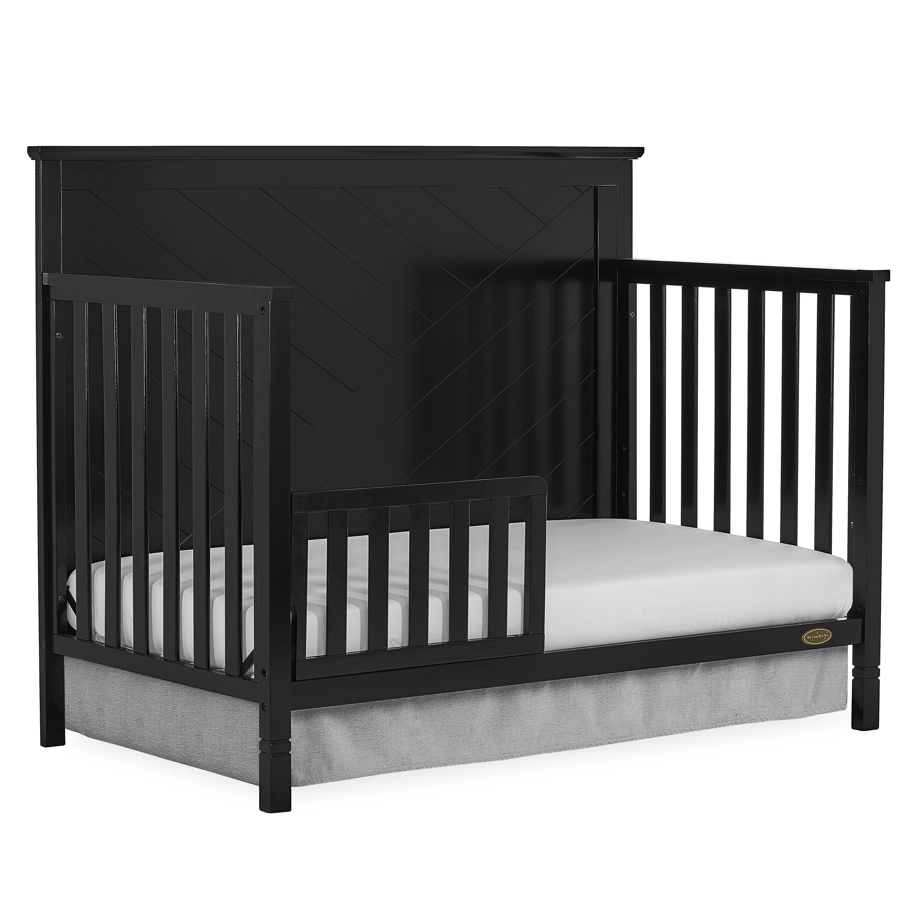Dream on Me Skyline 5 in 1 Convertible Crib ,Black