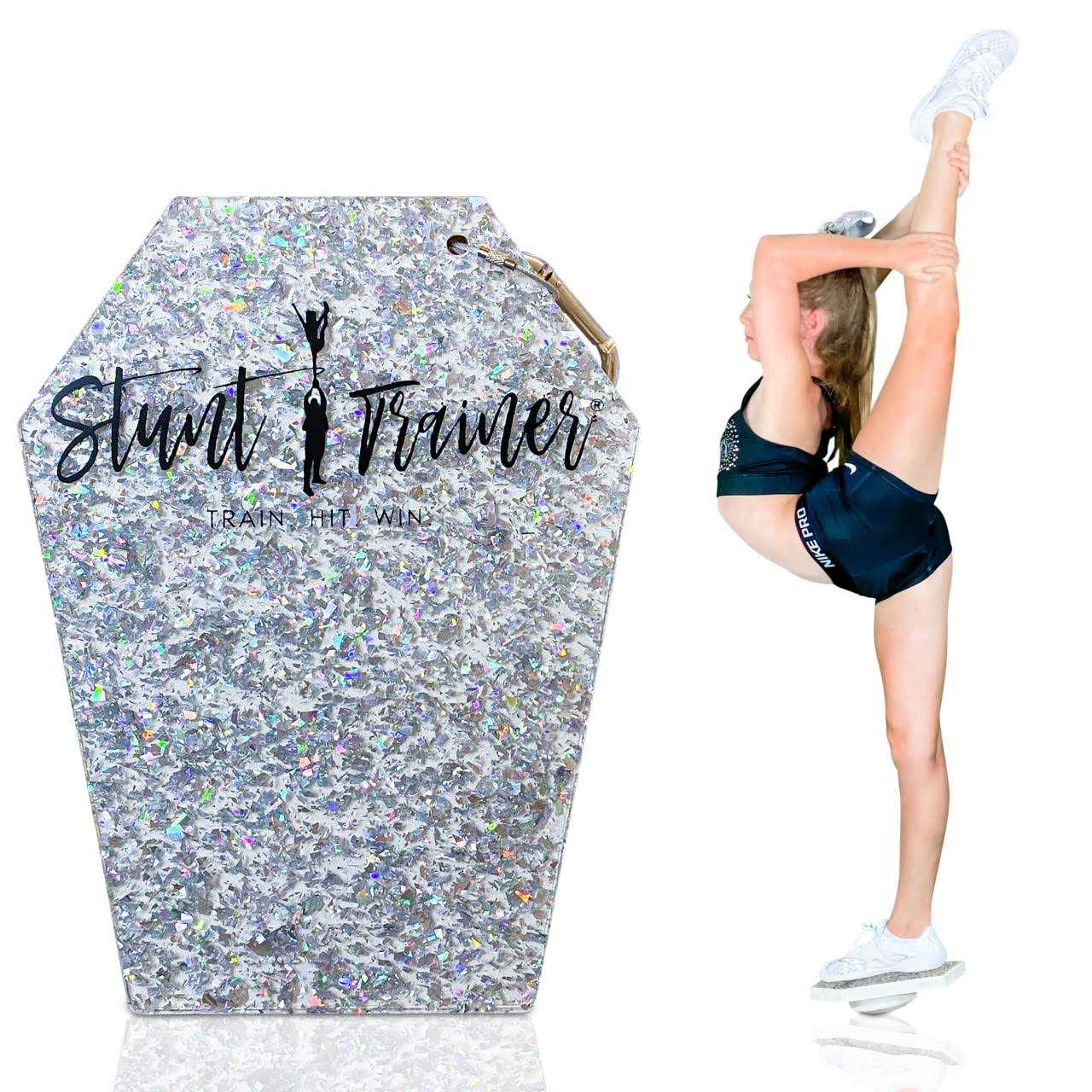Stunt Trainer Cheer Stand for Cheerleading Flyer Balance and Stunting Cheerleader Training Board Equipment for Flexibility Core Strength and