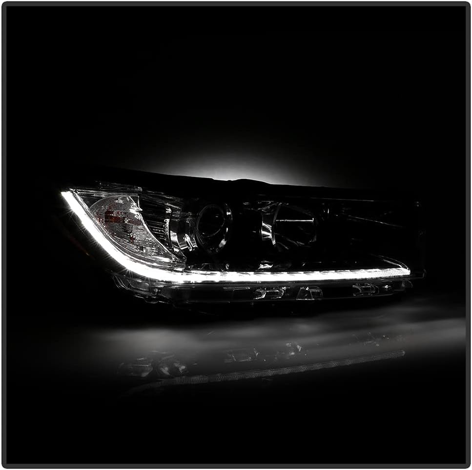 ACANII - For [LED DRL Model Only] 2017 2018 2019 Toyota Highlander LED DRL Projector Headlight Headlamp Passenger Side