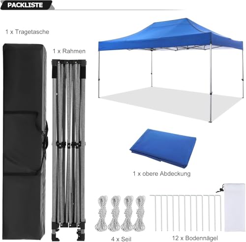 COBIZI 13x26 Pop Up Tent 13x26 Canopy with Sidewalls Heavy Duty Canopy Party Tent for Parties