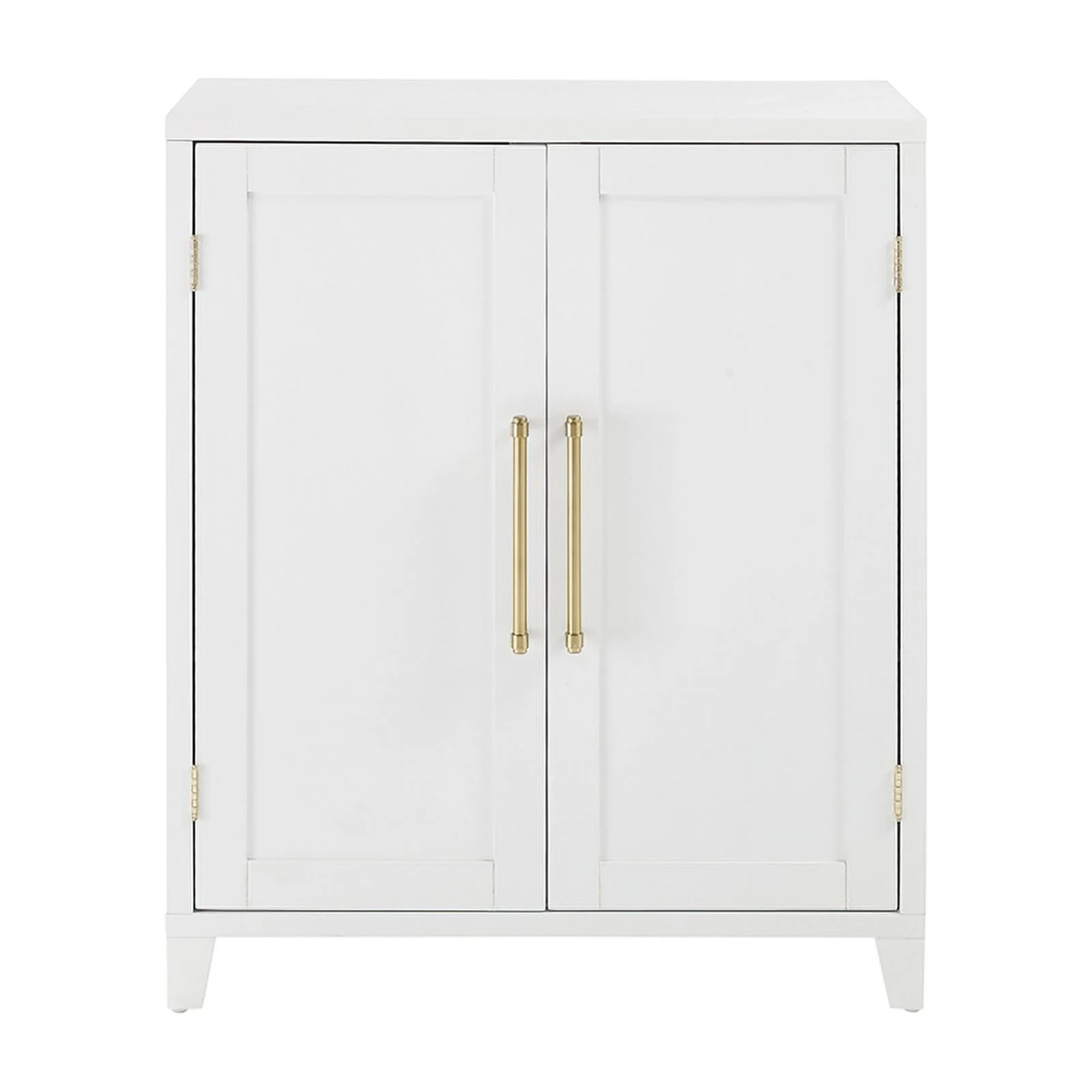 Crosley Furniture Roarke Stackable Wood Kitchen Pantry Storage Cabinet in White