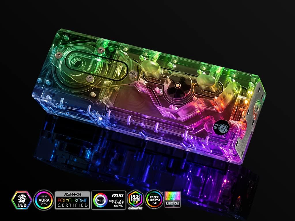 Bitspower Touchaqua XYZ P5D Pump/Reservoir Combo, D-RGB