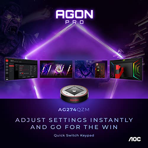 AOC CQ32G4VE 32" Curved Frameless Gaming Monitor 2K QHD, 1500R Curved VA, 180Hz, 0.5ms Response Time, 2X Display Port, 2X HDMI