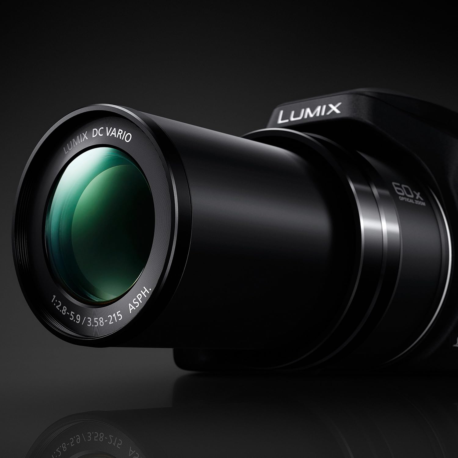 Panasonic LUMIX FZ80 4K Digital Camera, 18.1 Megapixel Video Camera, 60X Zoom DC VARIO 20-1200mm Lens, F2.8-5.9 Aperture, Power O.I.S. Stabilization