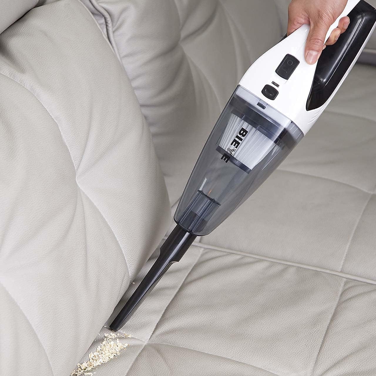 Bieye Cordless Stick Vacuum Cleaner Lightweight Handheld Vacuum with Floor Brush for Household Car Cleaning