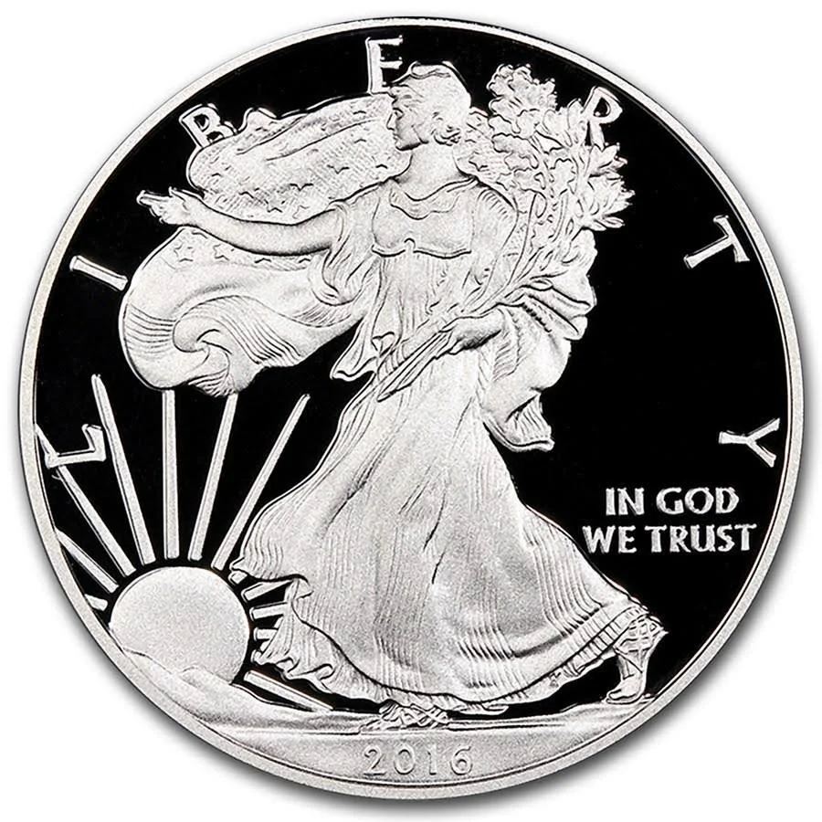 2016-W 1 oz Proof Silver American Eagle (w/ Box u0026 COA) by American Heritage Bullion