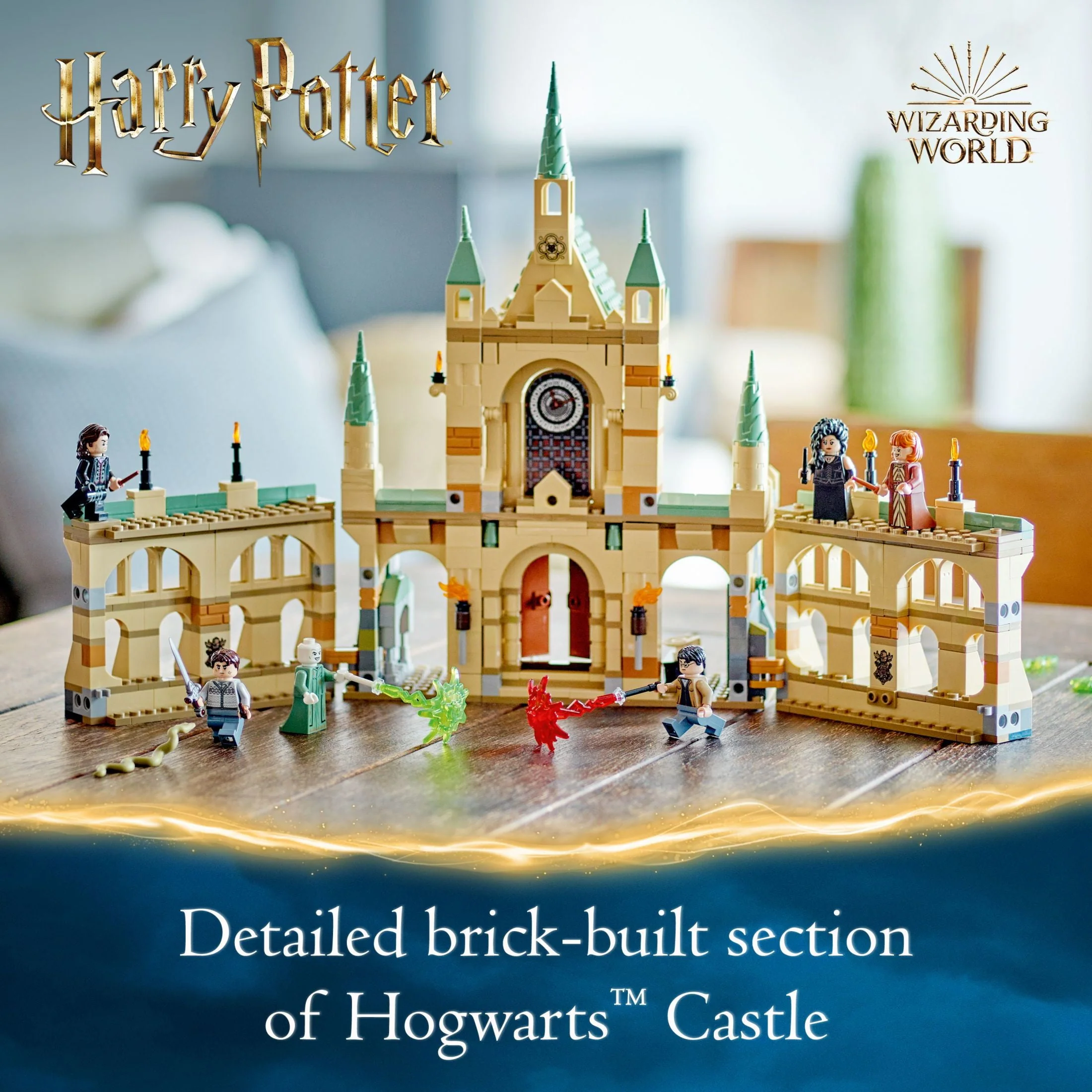 LEGO Harry Potter The Battle of Hogwarts Building Toy Set, Harry Potter Toy for Boys and Girls Ages 9 and Up