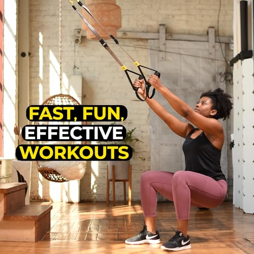 TRX GO Suspension Trainer System, Full-Body Workout for All Levels & Goals, Lightweight & Portable, Fast, Fun & Effective Workouts