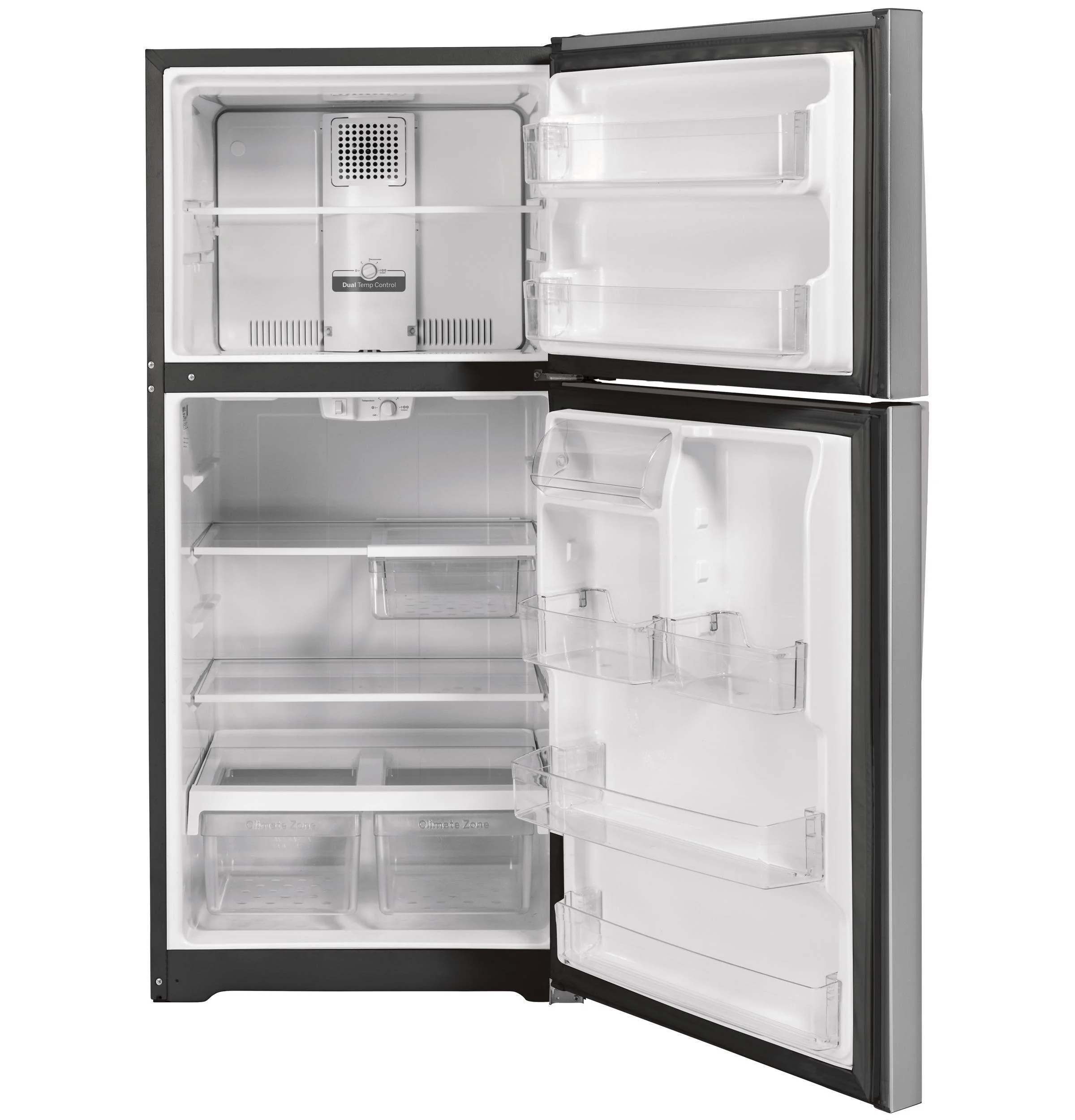 GE APPLIANCES GTS19KYNRFS  TOP FREEZER FREESTANDING REFRIGERATOR White