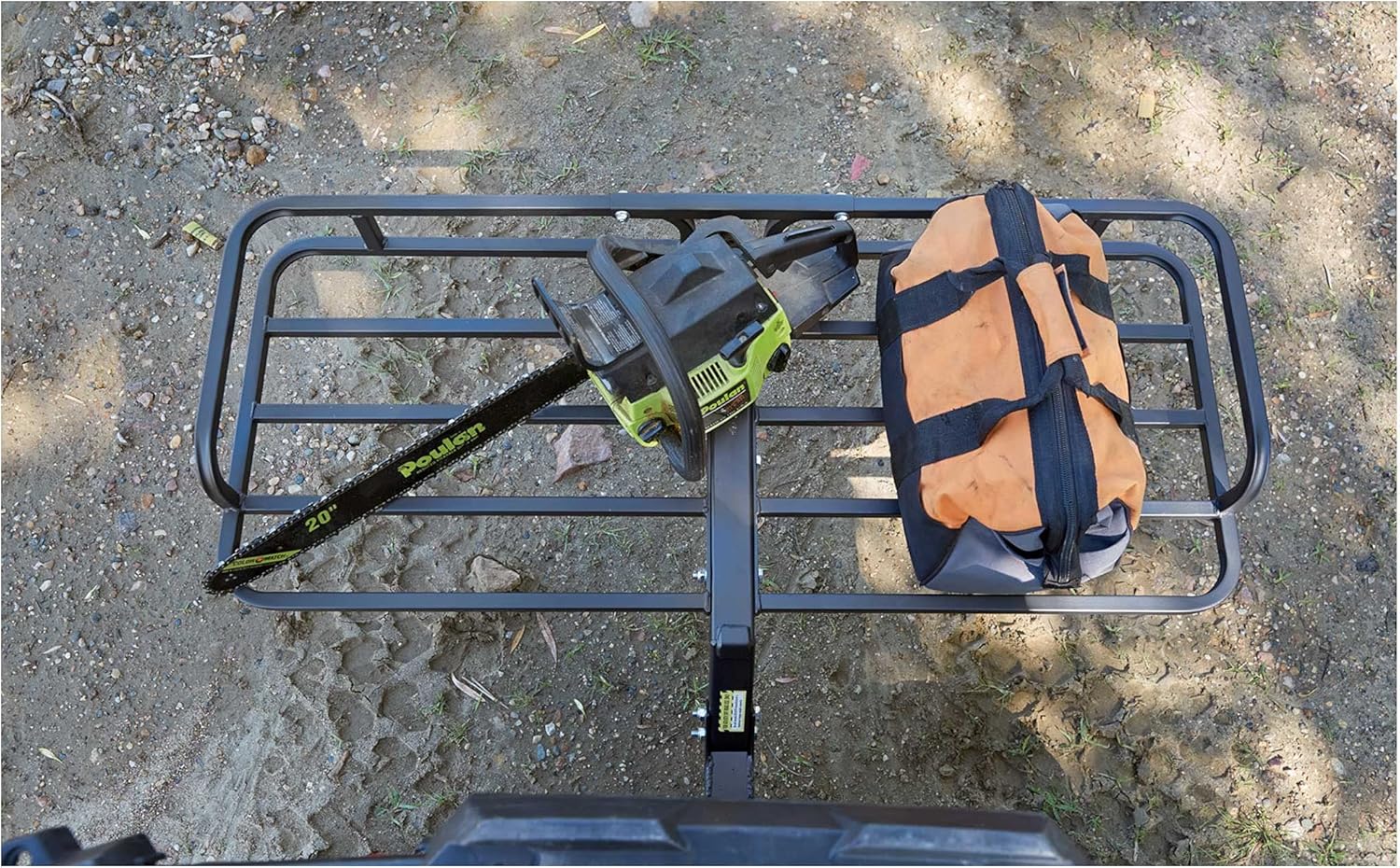 Guide Gear ATV Hitch Cargo Carrier Rack Mount, 300 lb Capacity, Heavy-Duty Steel, 48 l. x 19.25 w. x 4.75 h