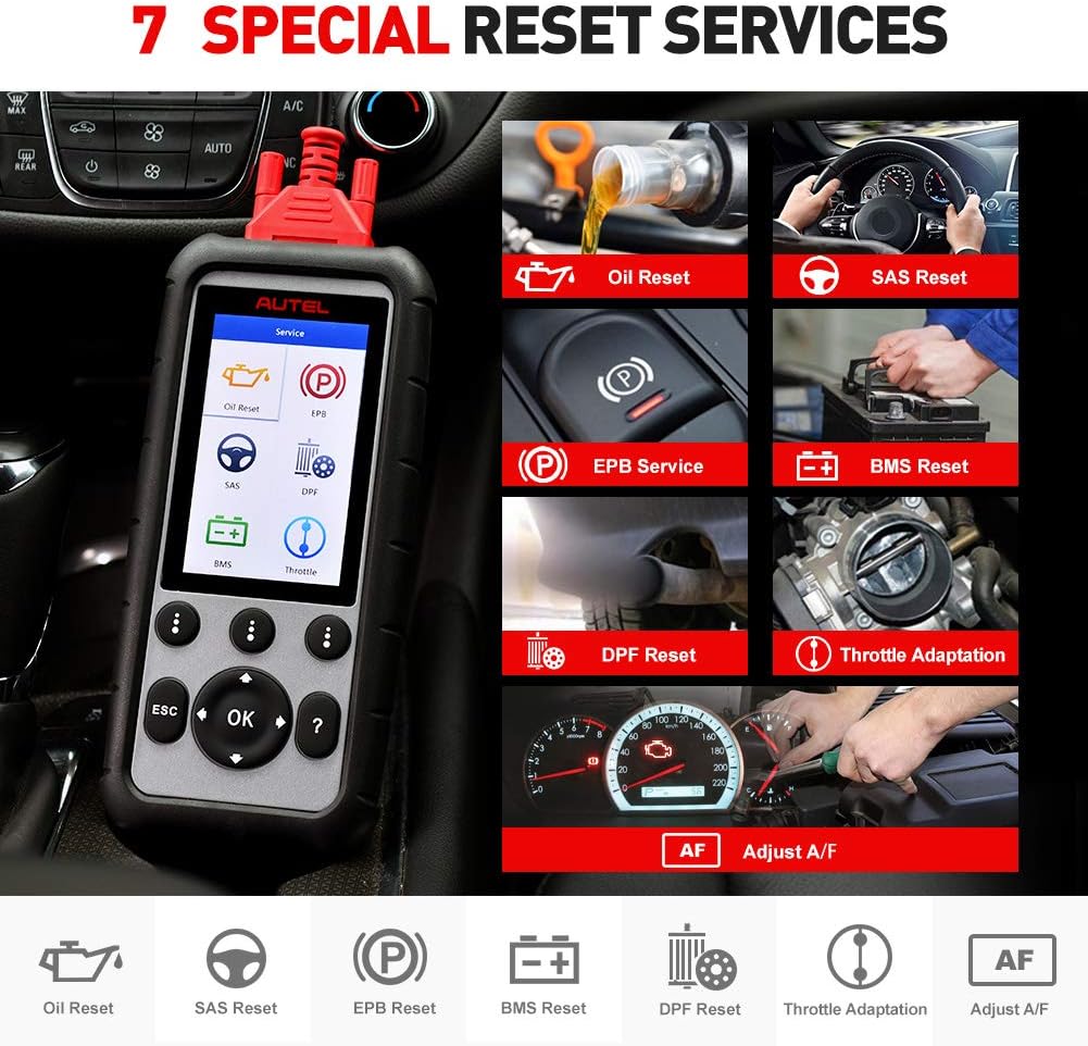 Autel Full System MaxiDiag MD806 Pro 2022 Newest Diagnostic Scan Tool Upgraded Version of MD802/MD808 Code Reader with 7 Special Services