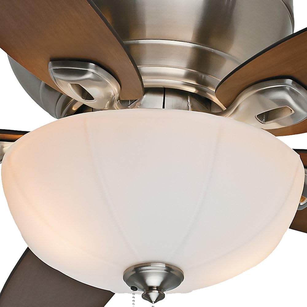 Casablanca Durant Indoor Low Profile Ceiling Fan with Light and Pull Chain Control