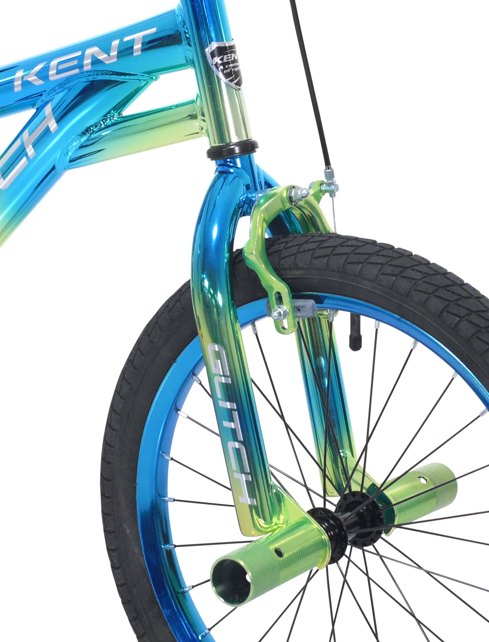 Kent 18 Boys Glitch BMX Child Bike, Blue/Green