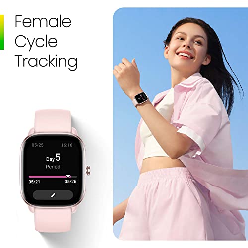 Amazfit GTS 4 Mini Smart Watch for Women Men, Alexa Built-in, GPS, Fitness Tracker with 120+ Sport Modes, 15-Day Battery Life