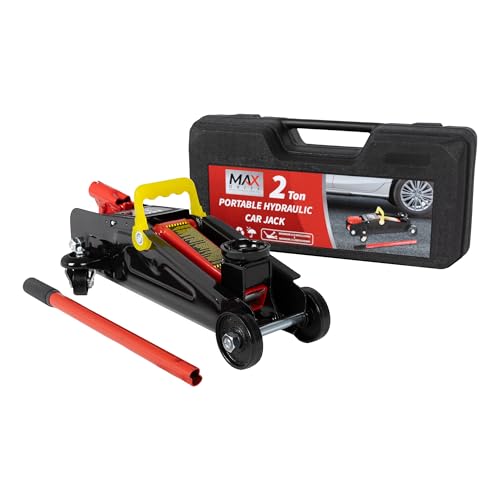 3-Ton (6600lbs) Low-Profile Dual Pistons Heavy-Duty Steel Racing Floor Jack with Quick Lift Hydraulic Pump