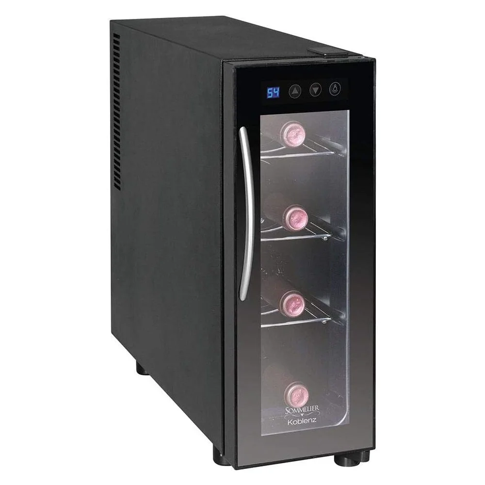 Koblenz 4 Bottle Freestanding Wine Cooler Fridge with LED Touch Controls