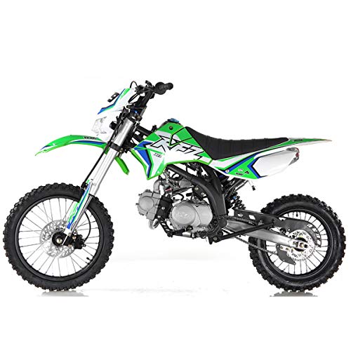 X-PRO 125cc Adult Gas Dirt Pitbike with Headlight, Black