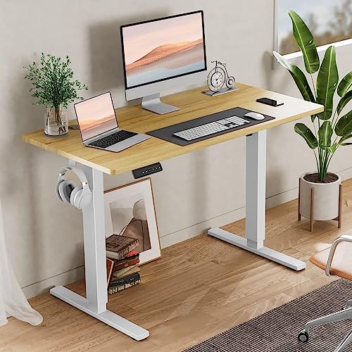 Standing Desk, Adjustable Height Electric Sit Stand Up Down Computer Table