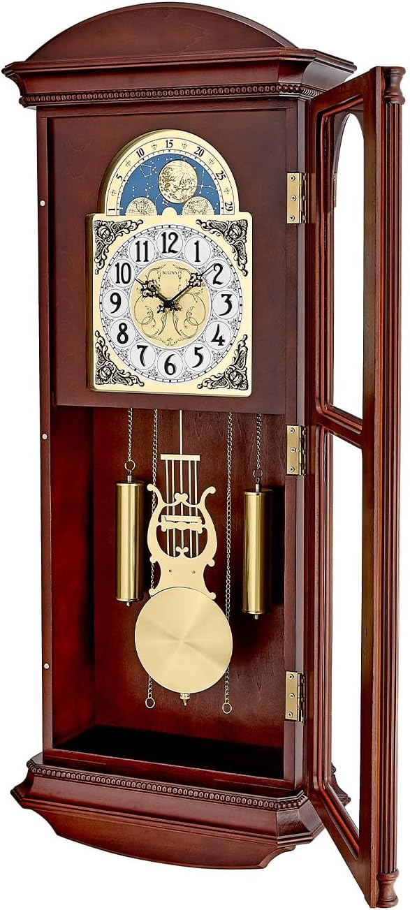 Bulova Litchfield Large Wall Regulater Chime Clock