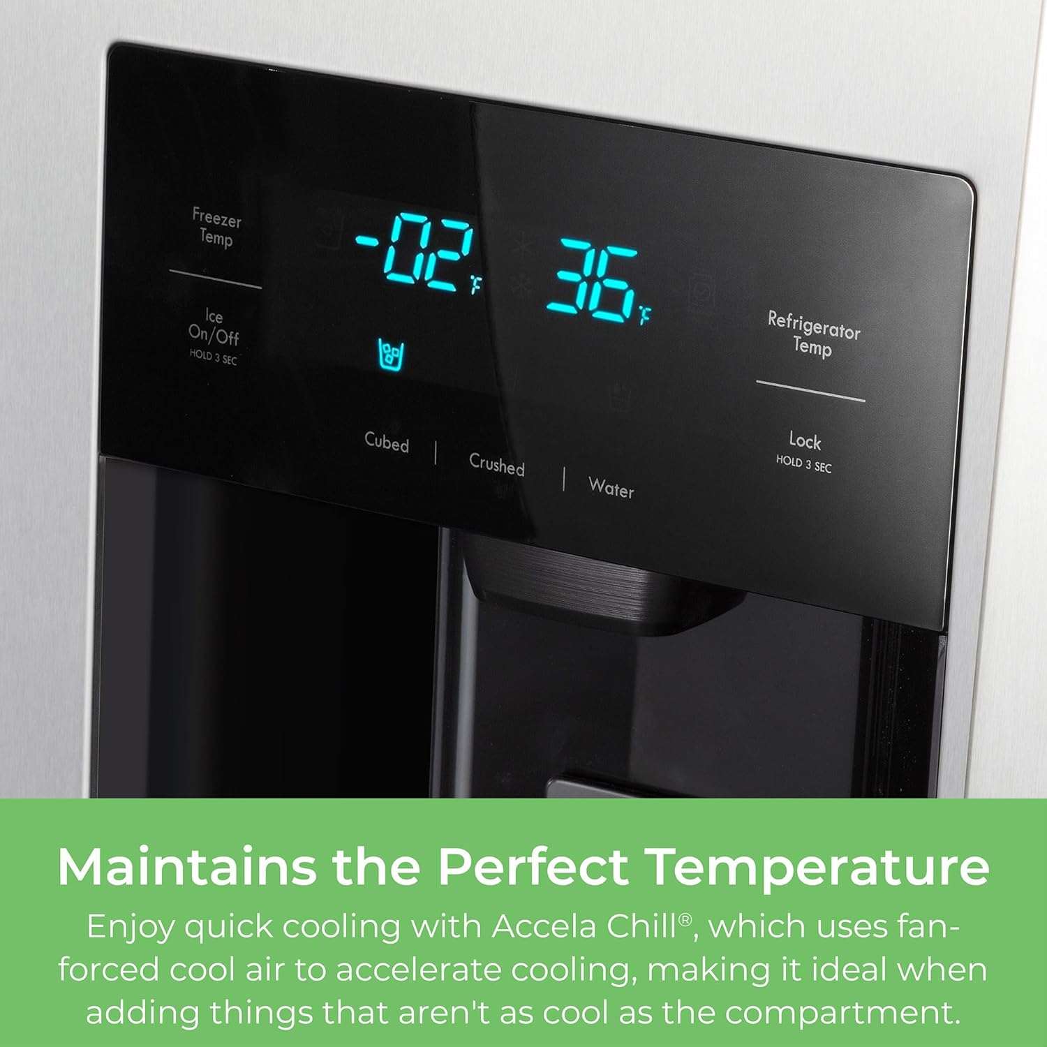 Kenmore 46-51805 Counter-Depth Side Refrigerator/Freezer with Stainless Steel, Water Dispenser, Ice Maker