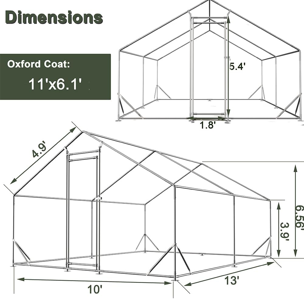 Chicken Coop Large Metal Chicken House