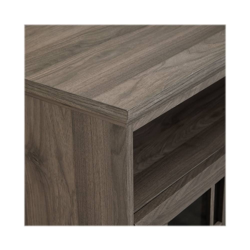 Walker Edison - Classic TV Console for Most TVs Up to 65x22 - Slate Gray
