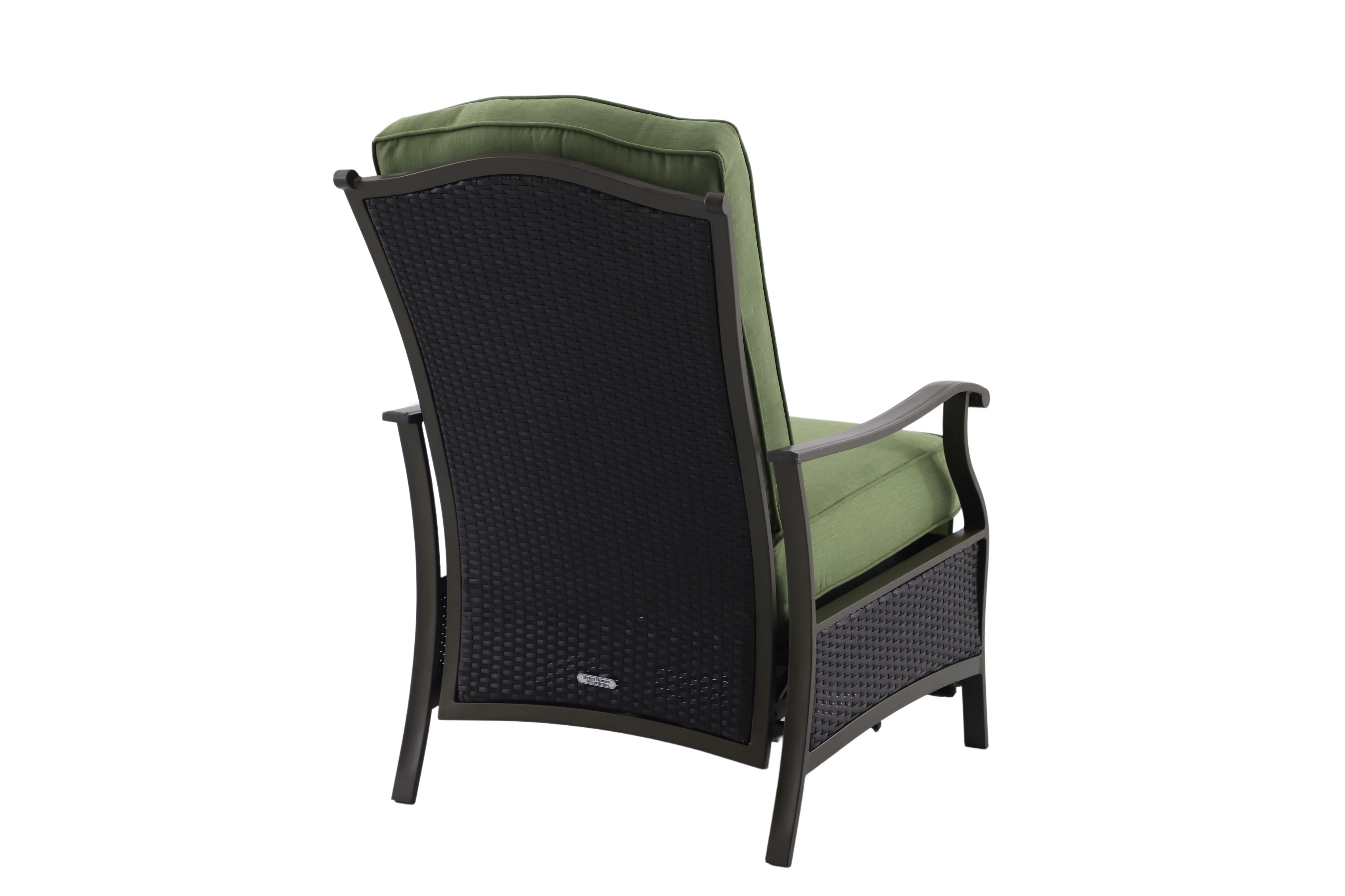 Better Homes & Gardens Steel Providence Outdoor Recliner, Green