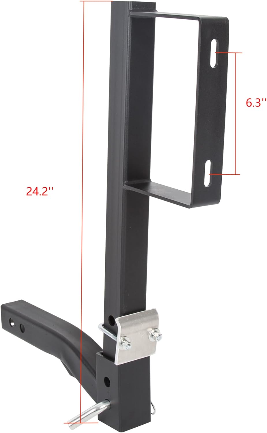 KUAFU RV Truck Spare Tire Mount Rack Carrier Heavy Duty Steel Powder Coated Tire Rack