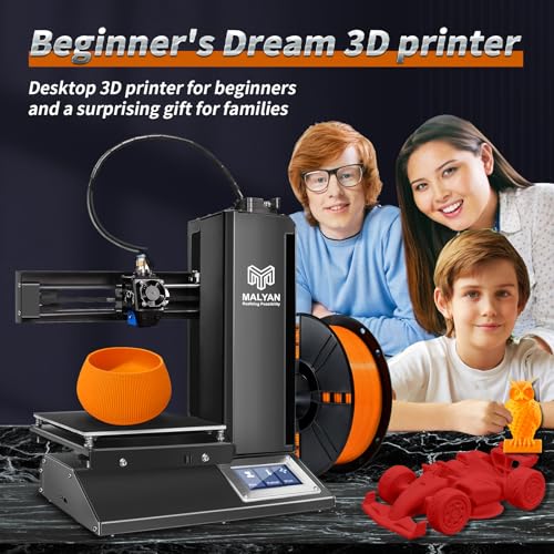 MALYAN M320 FDM Mini 3D Printer,Fully Assembled 3D Printers Easy for Beginners and Kids, High Printing Accuracy, Printing Size 150 * 150 * 150 mm