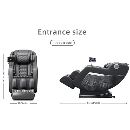 Massage Chair Full Body with Heat, Zero Gravity Shiatsu Massage Chair Recliner with & 5 Auto Modes, Foot Massage, Waist Back Heating