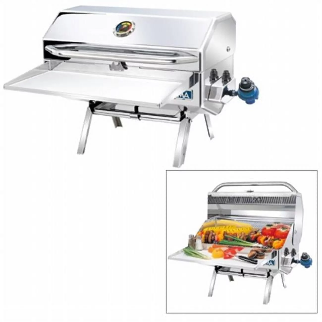 Magma Newport 2 Gourmet Series Gas Grill, 162 sq in