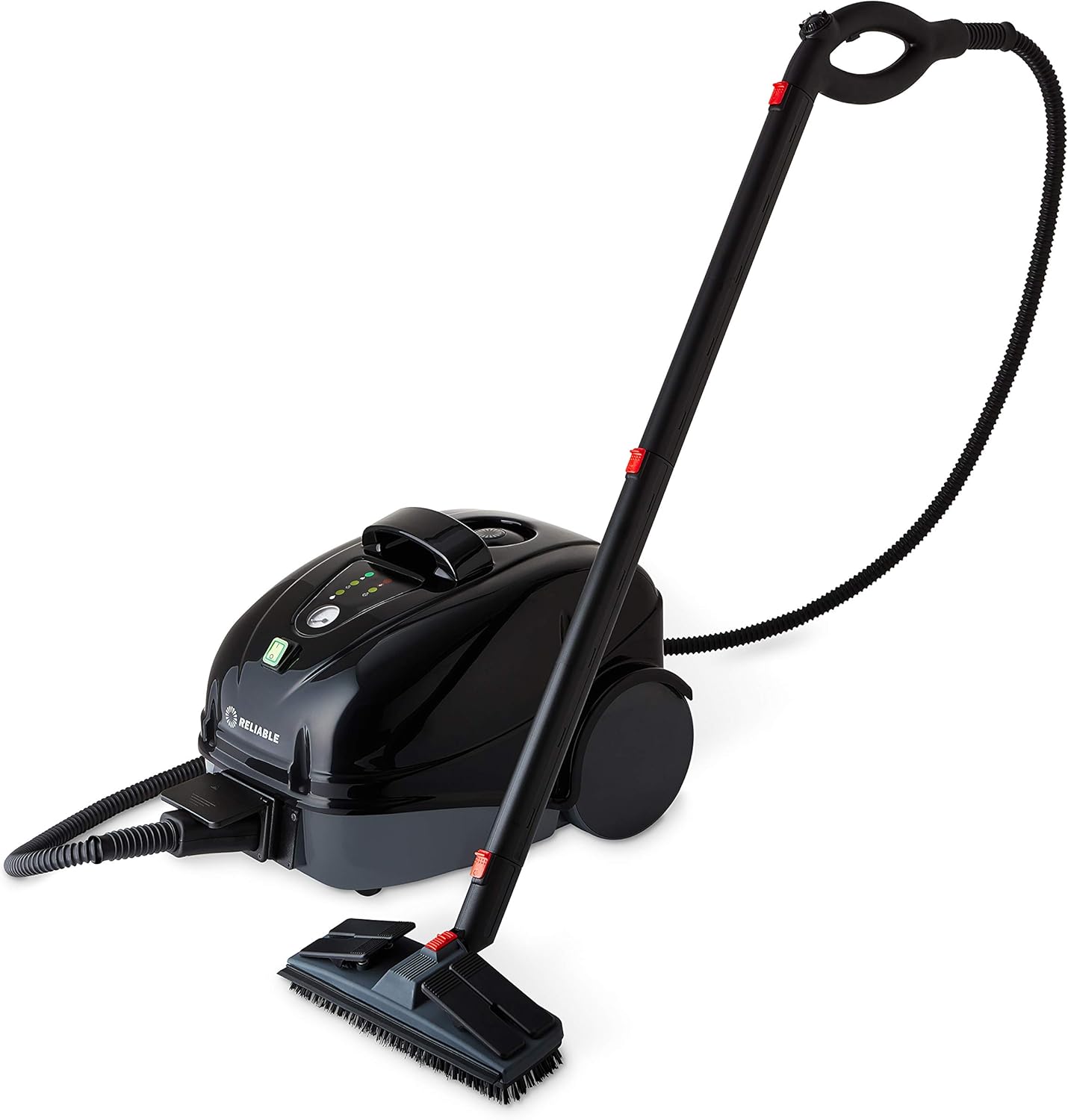 Reliable Brio Pro Steam Cleaner - 1000CC Steam Cleaning System, 1750W with 6 BAR - 87 PSI Pressure, 5L Water Capacity, Stainless Steel Tank