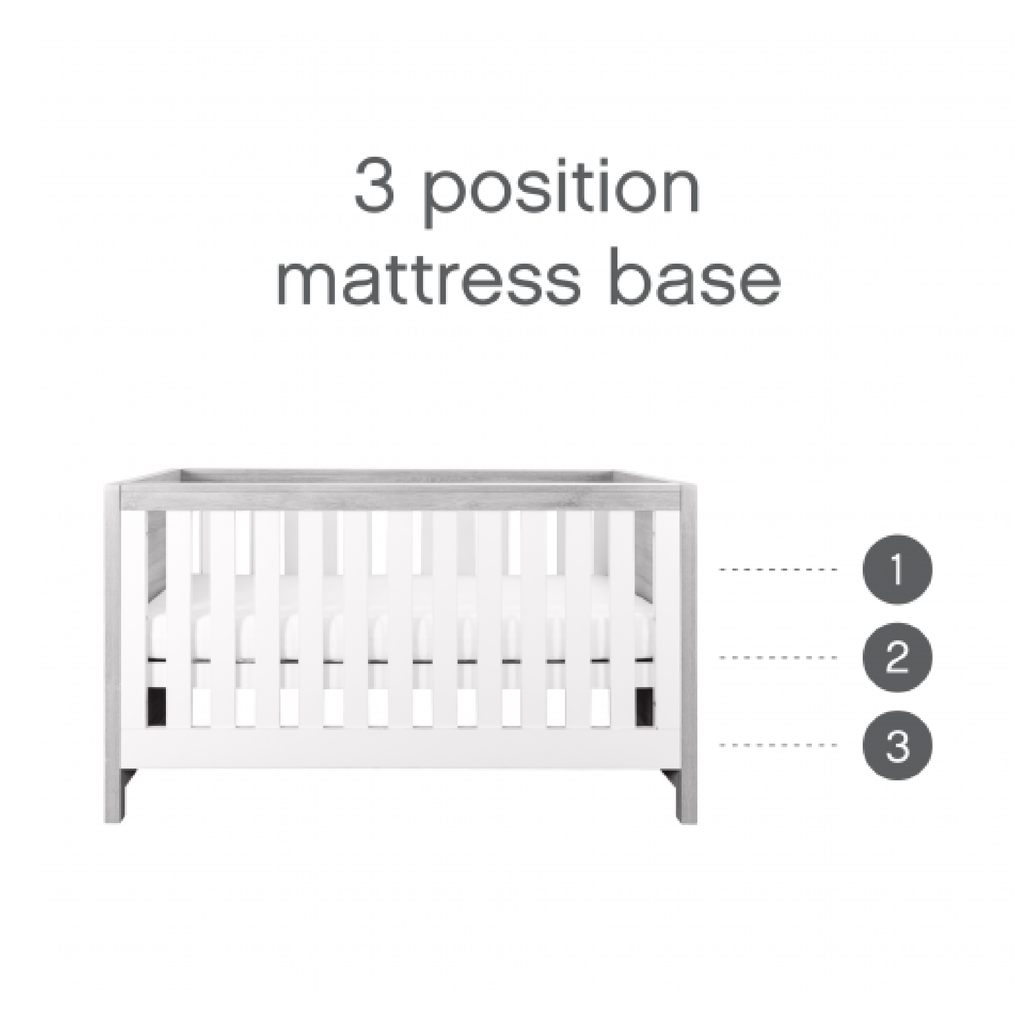 Tutti Bambini Modena Nursery Room Set Builder –  Grey Ash/White