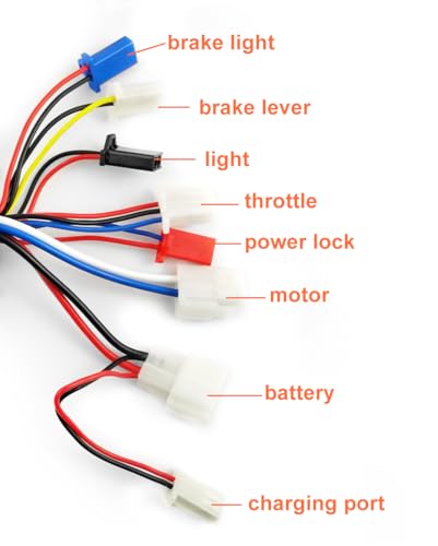 450W Electric Bike Left Drive Conversion Kit Can Fit Most of Common Bicycle Use Spoke Sprocket Chain Drive for City Bike